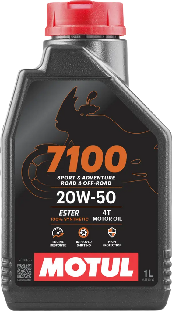 Motul 7100 20W-50 4T  Synthetic Oil 1 Liter
