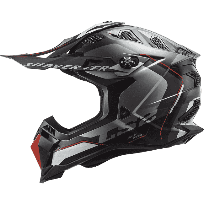 MX700 Subverter Evo Arched Matt Black Silver Titanium
