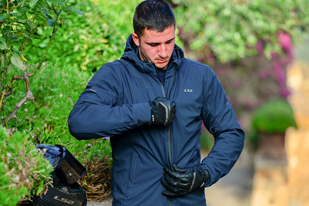 LS2 BOLTON AIR MAN JACKET DARK BLUE