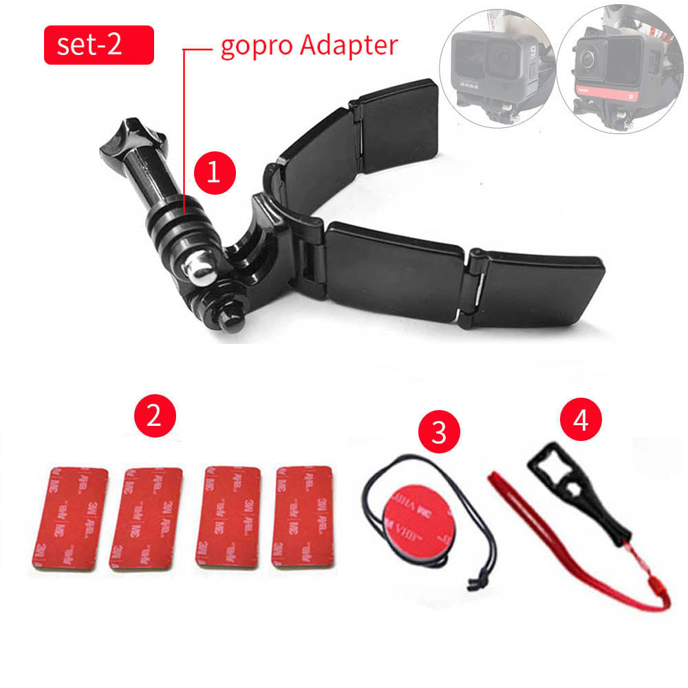 Action Camera Chin Mount / Adhesive