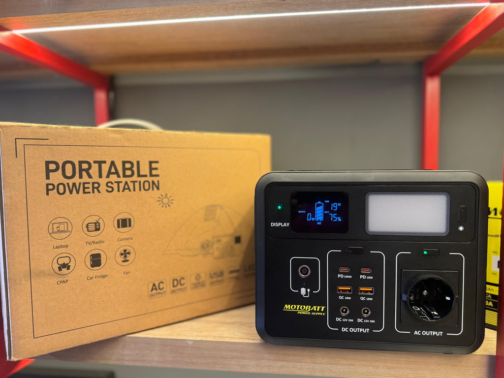 MotoBatt Portable Power Station 1200W