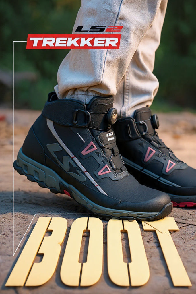 LS2 TREKKER MAN BOOTS W/P BLACK