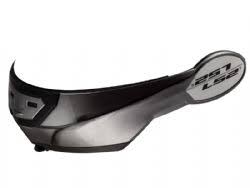 CHIN BAR FF399 GLOSS BLACK / CHROME